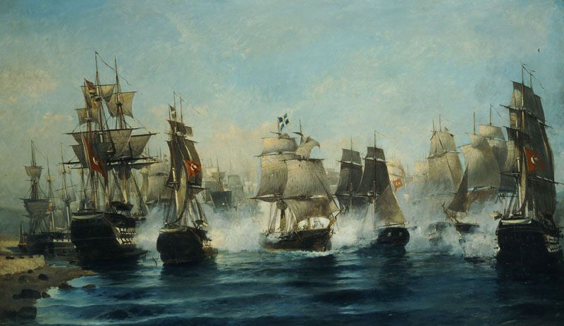 Ελαιογραφία «Η έξοδος του ΄Αρη», Κωνσταντίνου Βολανάκη